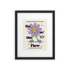 Go with the Flow Framed Art Print Gallery Image 5