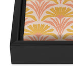 Abstract Dahlias Framed Canvas Print Gallery Image 3