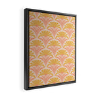Abstract Dahlias Framed Canvas Print Gallery Image 2