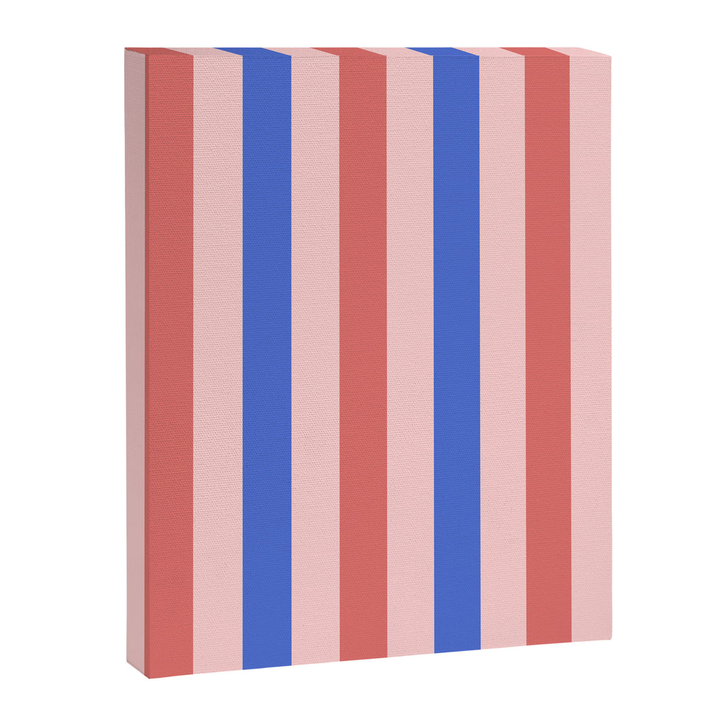 Blush and blue lines Canvas Print Gallery Image 8