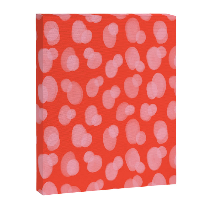 Cute abstract dots Canvas Print Gallery Image 1