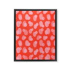 Cute abstract dots Framed Canvas Print Gallery Image 8