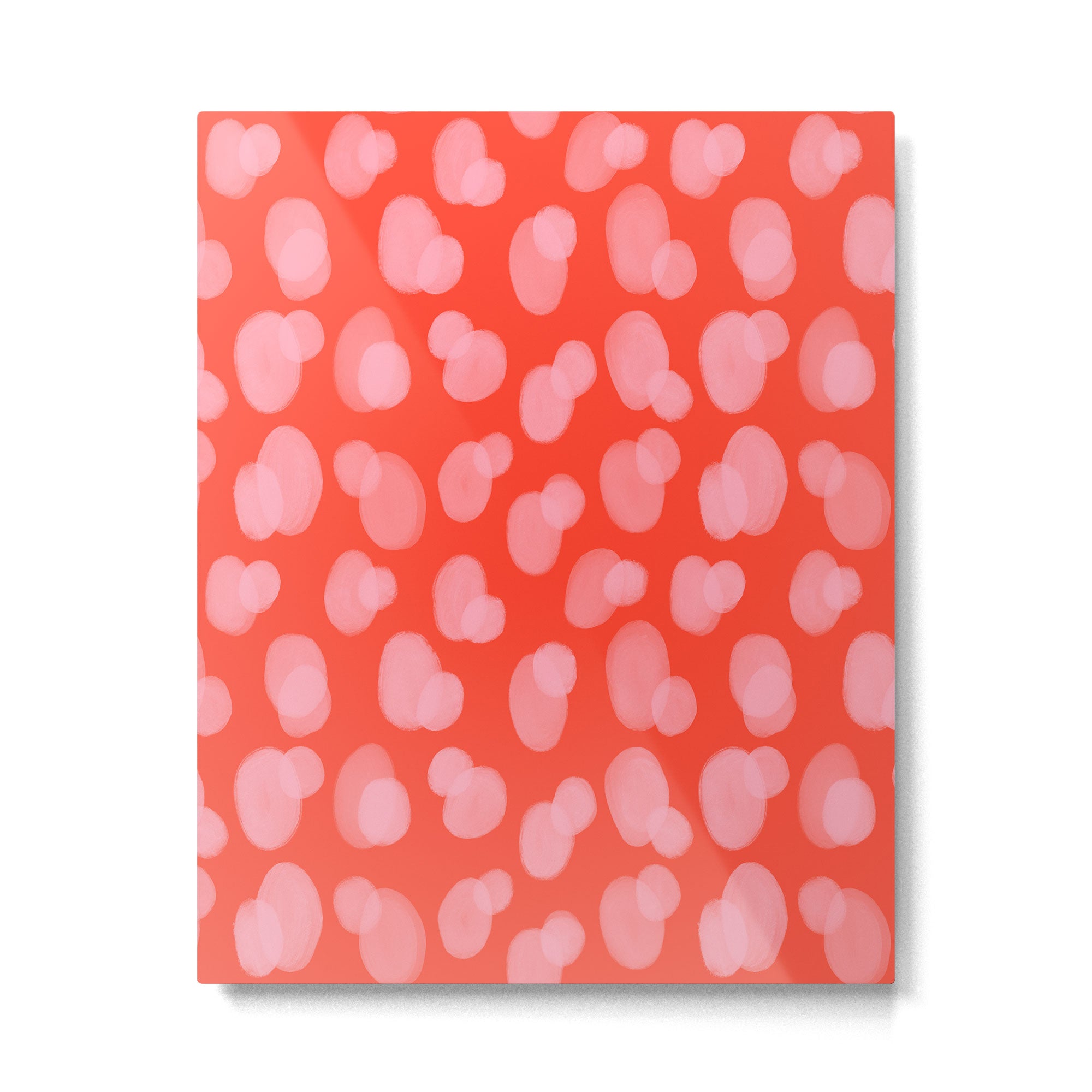 Cute abstract dots Metal Print Gallery Image 6