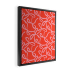Cute textured coquette bows Framed Canvas Print Gallery Image 2