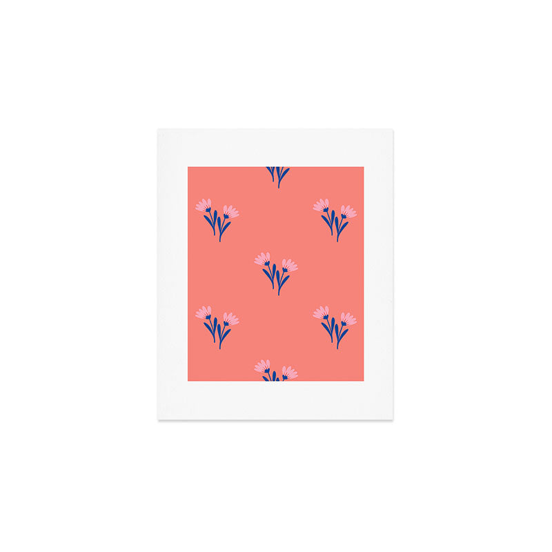 Ditsy floral pattern Art Print Gallery Image 1