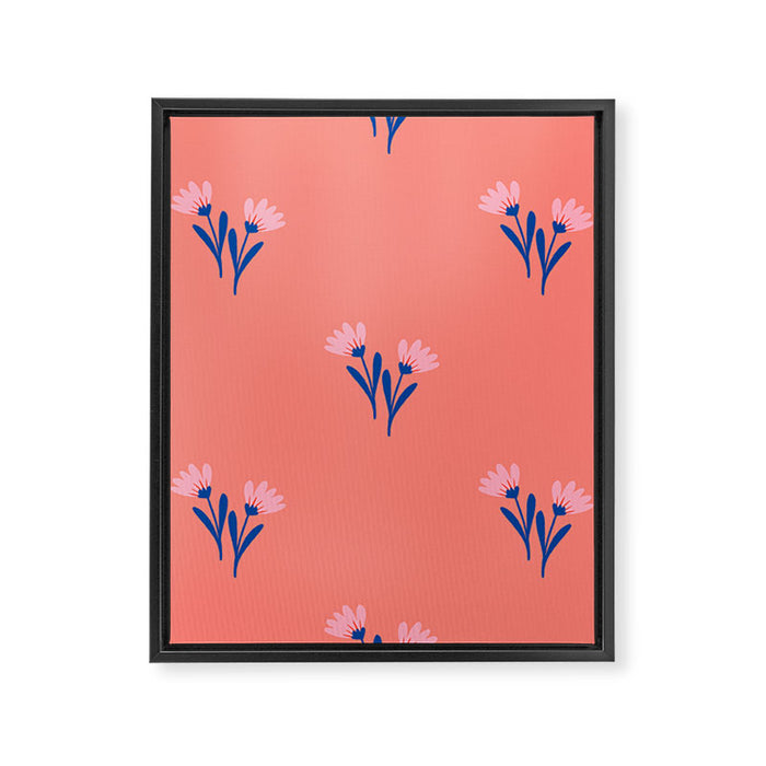 Ditsy floral pattern Framed Canvas Print Gallery Image 1