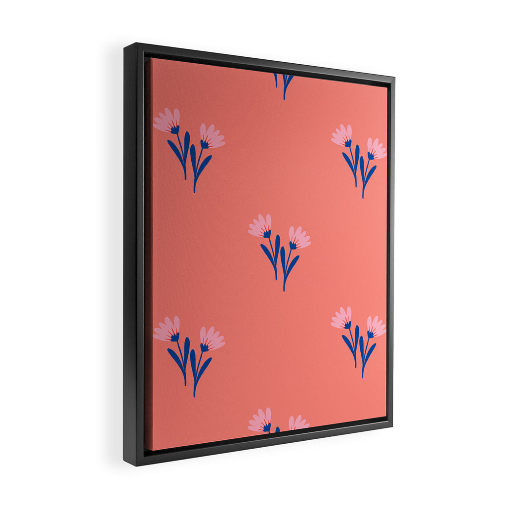 Ditsy floral pattern Framed Canvas Print Gallery Image 2