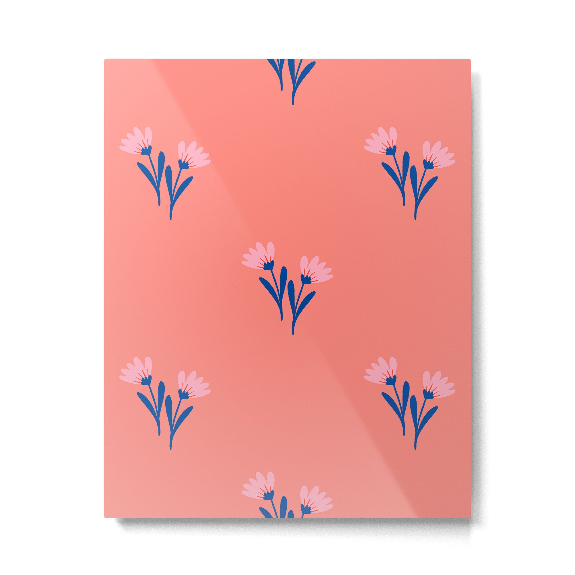 Ditsy floral pattern Metal Print Gallery Image 6