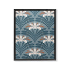 Elegant Leafy Blossoms  Framed Canvas Print Gallery Image 8