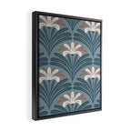 Elegant Leafy Blossoms  Framed Canvas Print Gallery Image 2