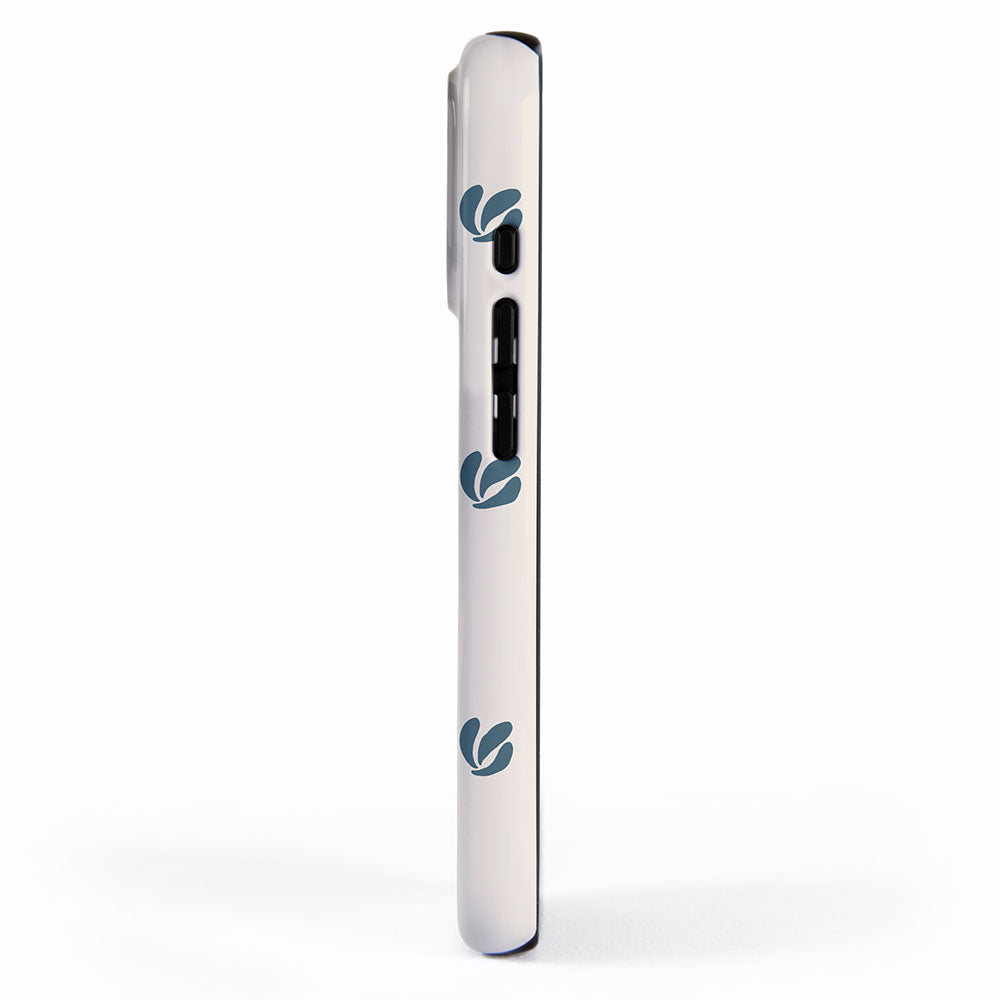 Leafy pattern - teal iPhone Case Gallery Image 2
