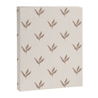 Modern Leafy Pattern - mocha and cream Canvas Print Gallery Image 8