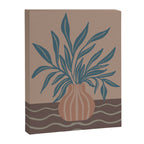 Modern Vase with Tropical Leaves Canvas Print Gallery Image 8