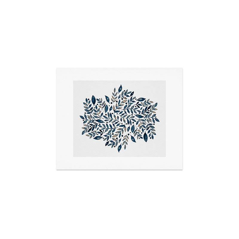 Seasonal branches and berries - neutral Art Print Gallery Image 1