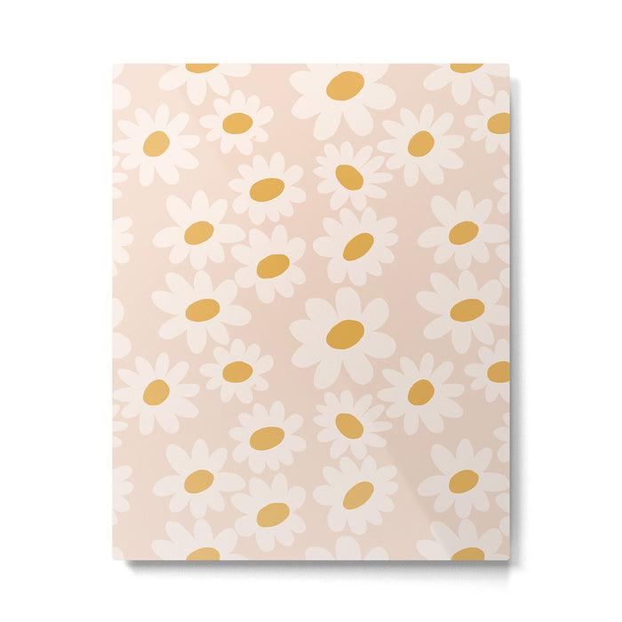 Soft daisies Metal Print Gallery Image 1