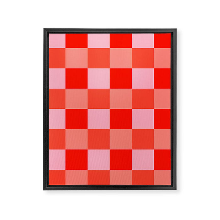 Summer squares Framed Canvas Print Gallery Image 1
