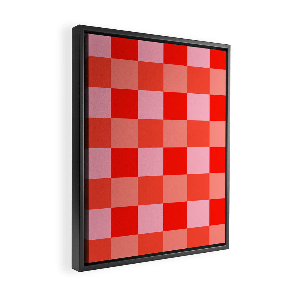 Summer squares Framed Canvas Print Gallery Image 2