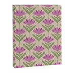 Violet Bloom - Bold Botanical Floral Pattern Canvas Print Gallery Image 8