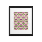 Violet Bloom - Bold Botanical Floral Pattern Framed Art Print Gallery Image 6