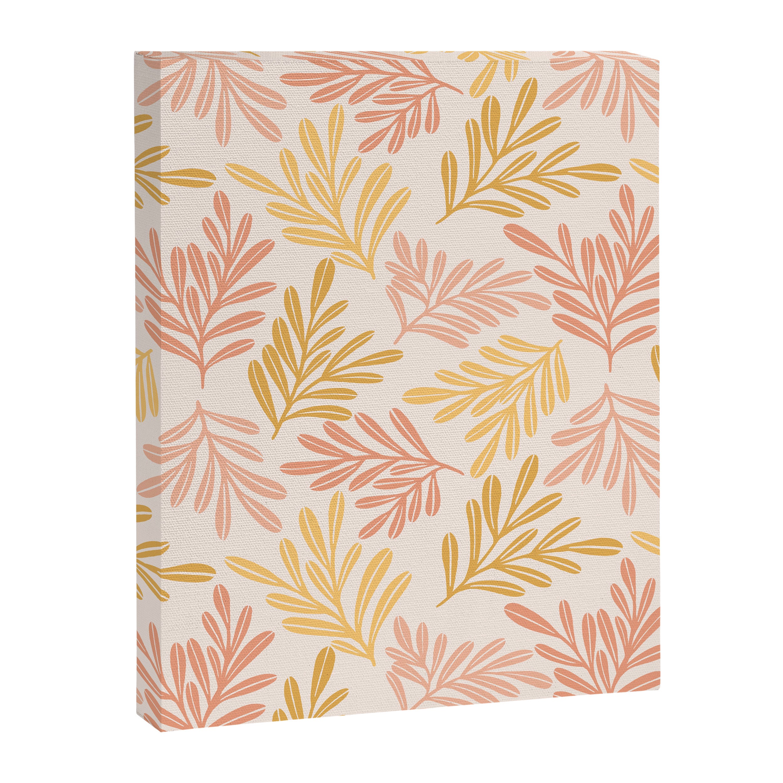 Warm Leaf Harmony Canvas Print Gallery Image 8