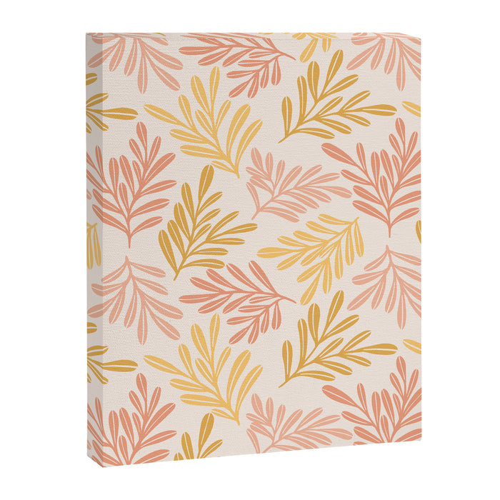 Warm Leaf Harmony Canvas Print Gallery Image 1