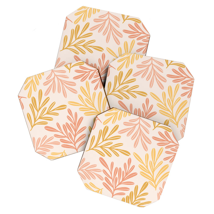 Warm Leaf Harmony Coaster Gallery Image 1