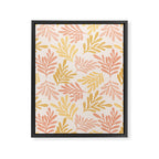 Warm Leaf Harmony Framed Canvas Print Gallery Image 8