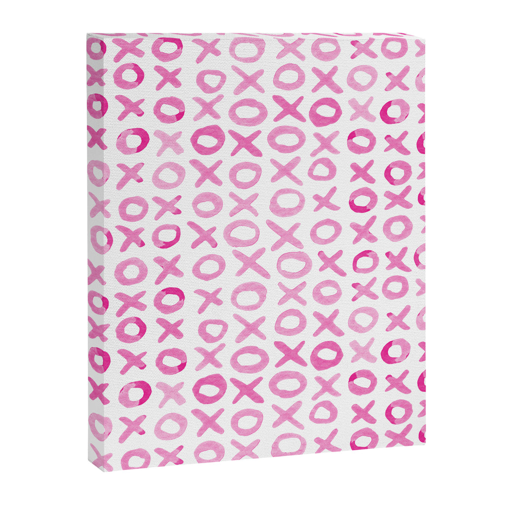 Xoxo valentine's day - pink Canvas Print Gallery Image 8