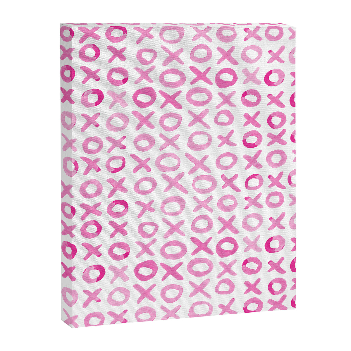 Xoxo valentine's day - pink Canvas Print Gallery Image 8