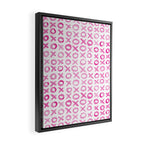 Xoxo valentine's day - pink Framed Canvas Print Gallery Image 2