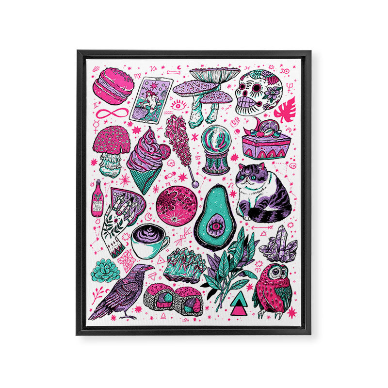 Basic Witch II Framed Canvas Print Gallery Image 6