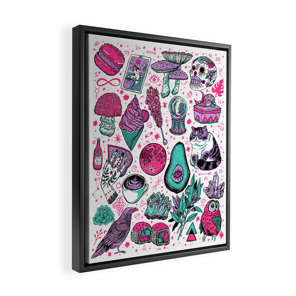Basic Witch II Framed Canvas Print Gallery Image 2