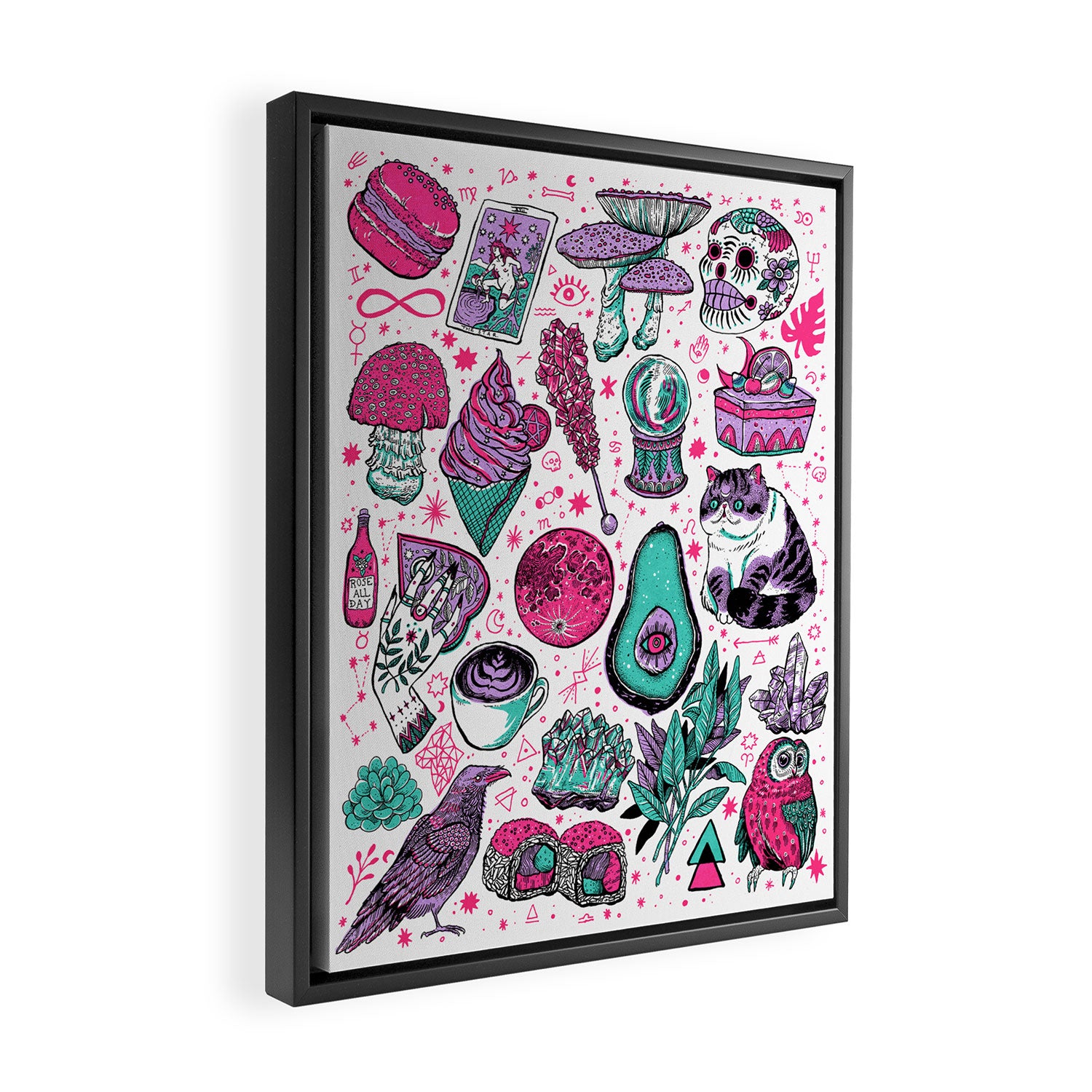 Basic Witch II Framed Canvas Print Gallery Image 2
