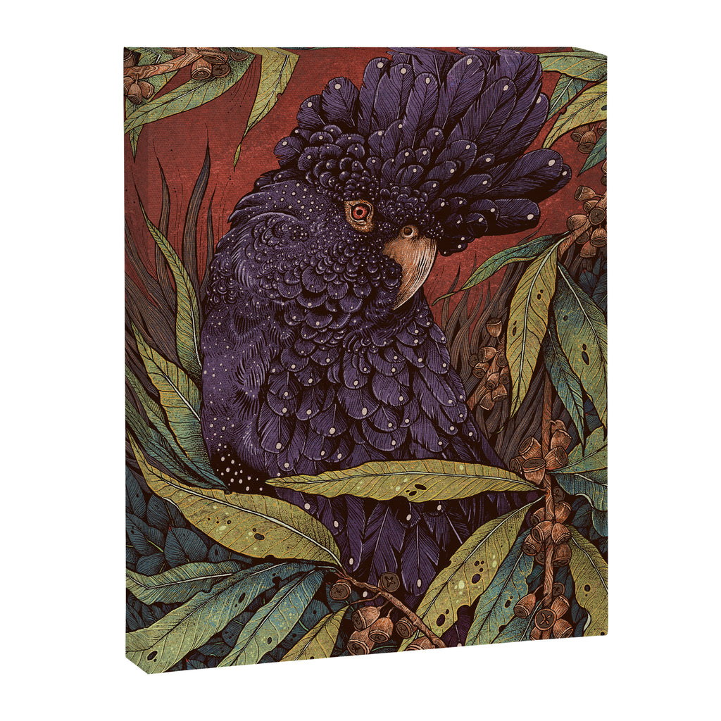 Black Cockatoo Canvas Print Gallery Image 6