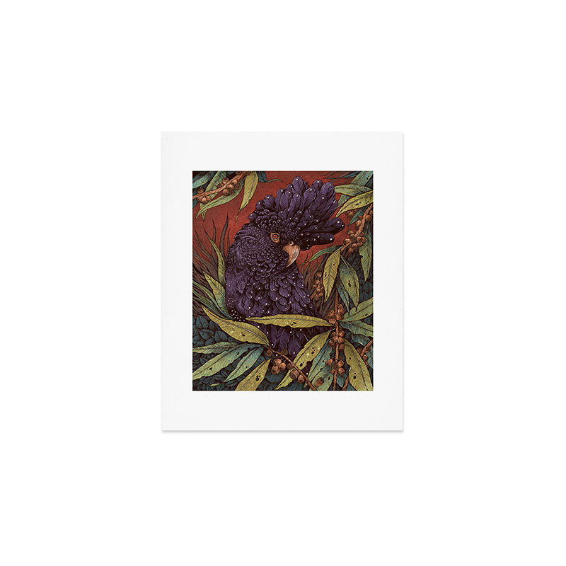 Black Cockatoo Art Print Gallery Image 1