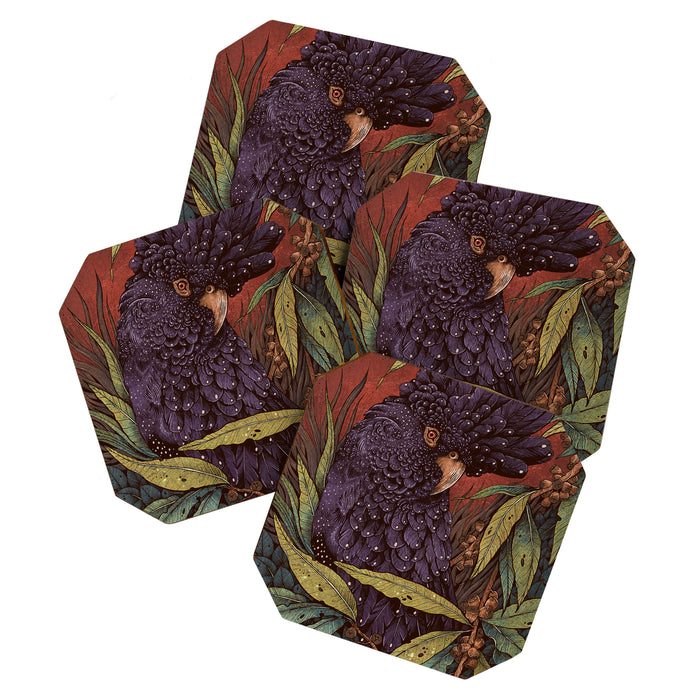Black Cockatoo Coaster Gallery Image 1