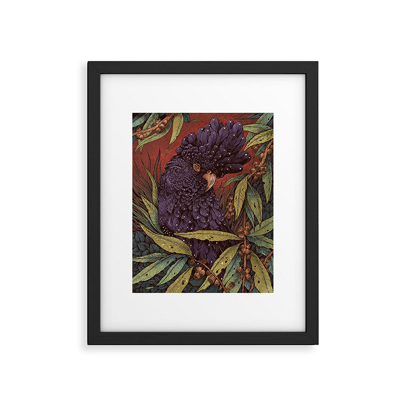 Black Cockatoo Framed Art Print Gallery Image 5