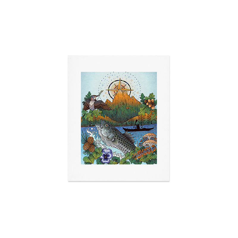Camping Art Print Gallery Image 1