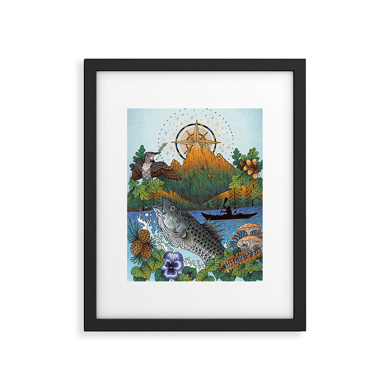 Camping Framed Art Print Gallery Image 5
