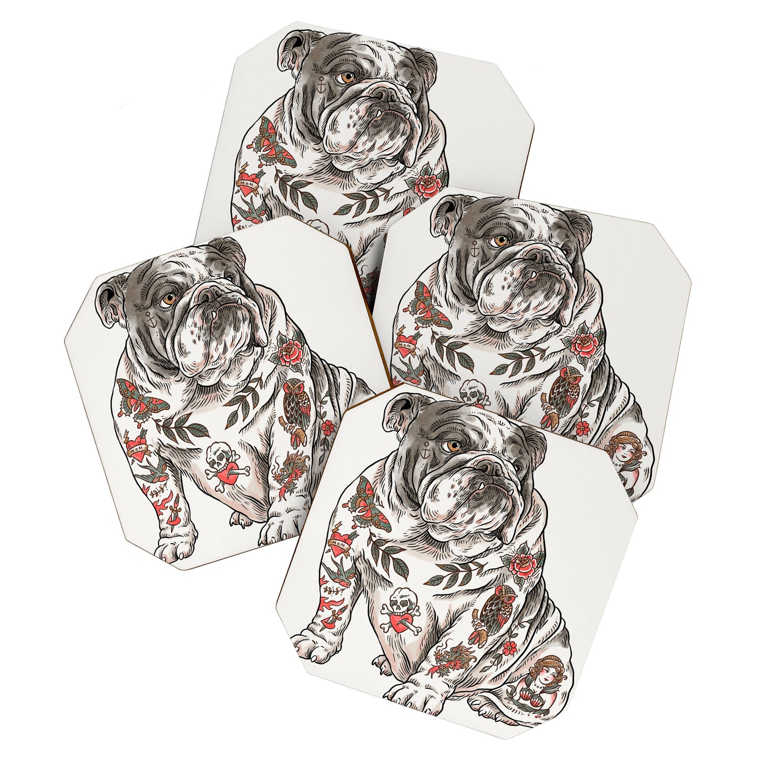 Chubbs the Bulldog Coaster Gallery Image 1