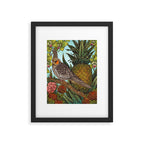 Cockatiel And Pineapple Framed Art Print Gallery Image 5