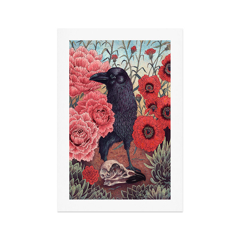 Crow Effigy Art Print Gallery Image 1