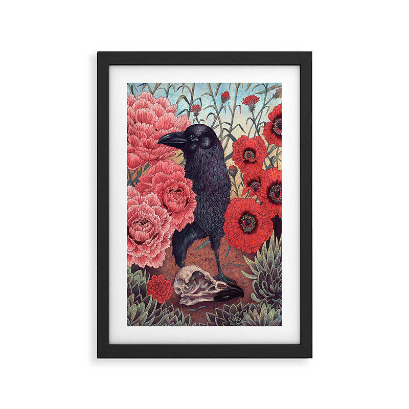 Crow Effigy Framed Art Print Gallery Image 2