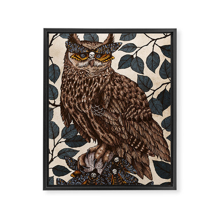 Deaths Head Framed Canvas Print Gallery Image 1