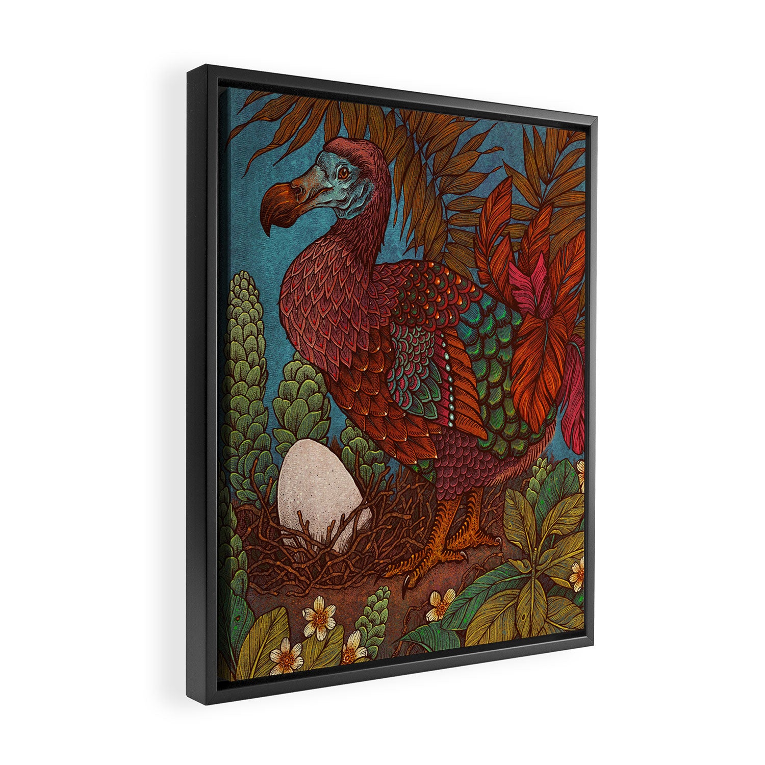 Dodo Framed Canvas Print Gallery Image 2