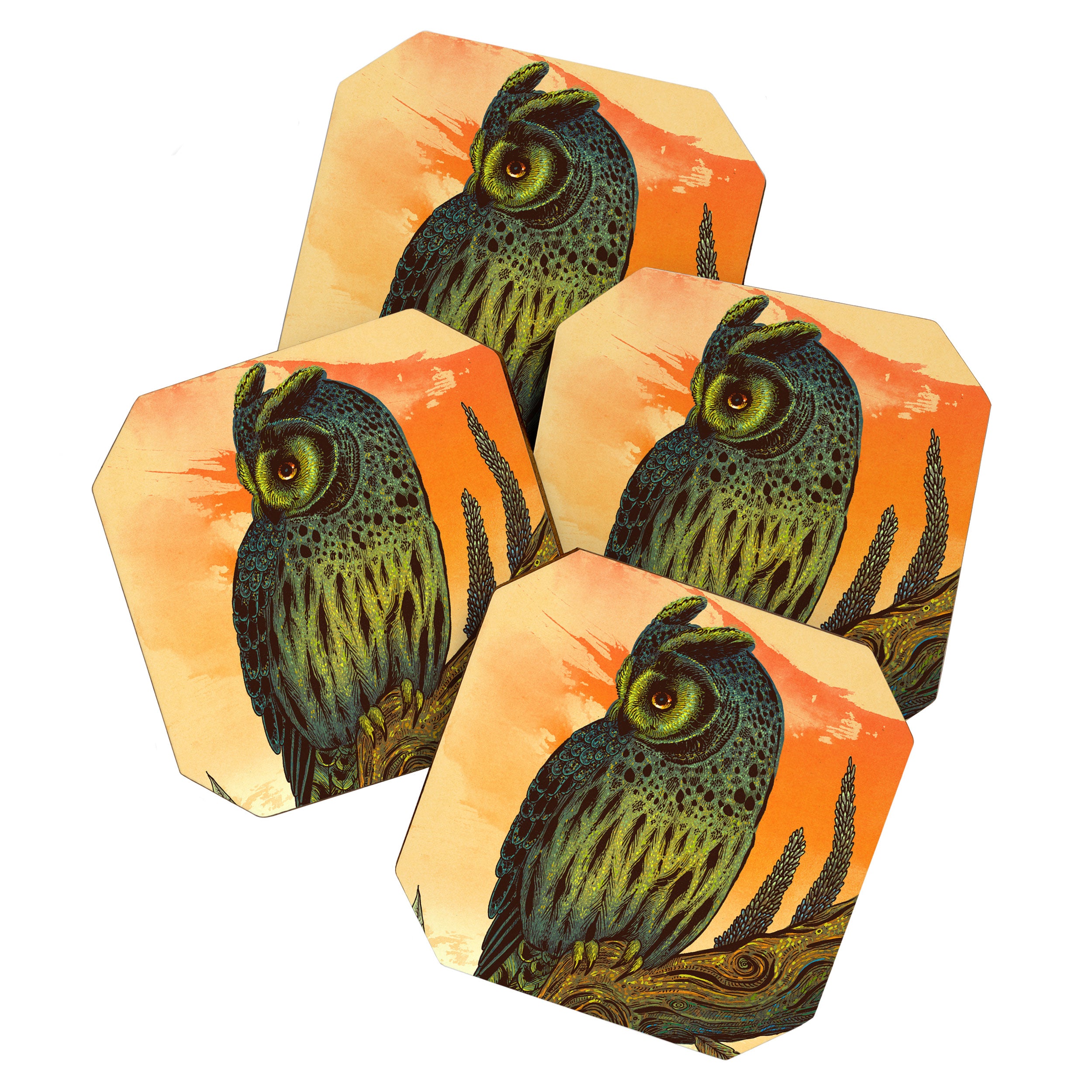 Dusk Owl Coaster Gallery Image 1
