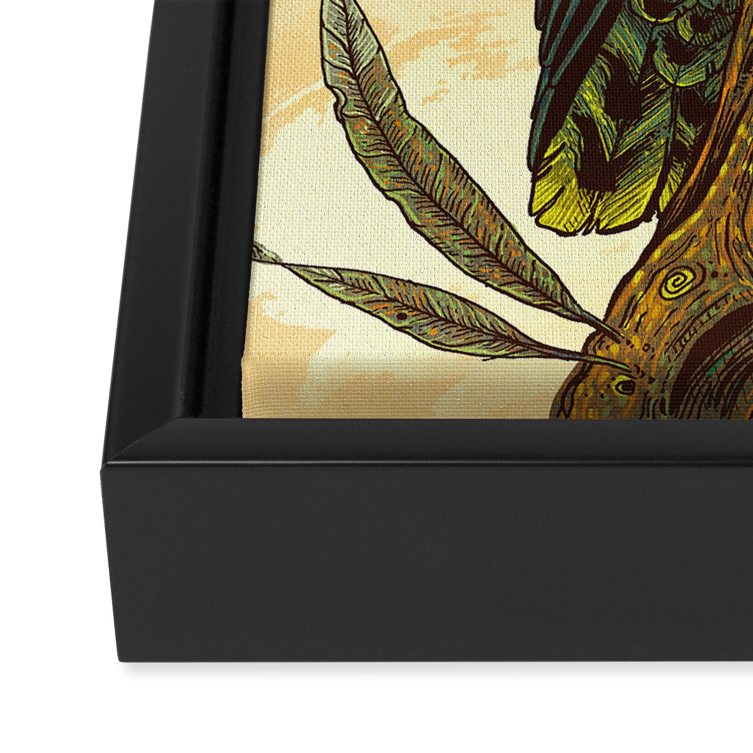 Dusk Owl Framed Canvas Print Gallery Image 3