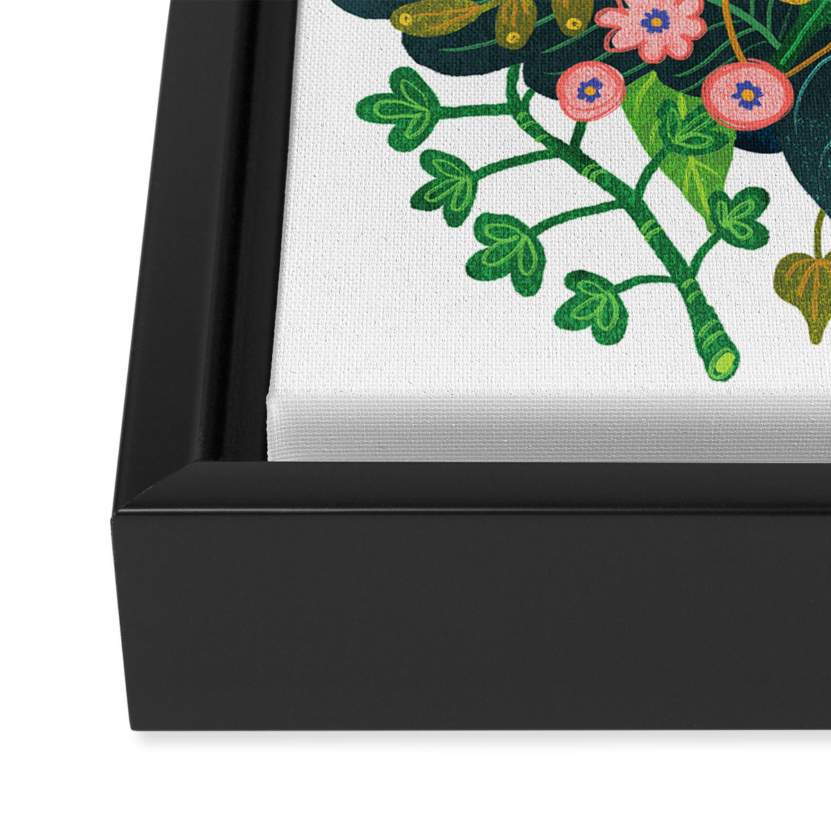 Floral Mom Framed Canvas Print Gallery Image 3