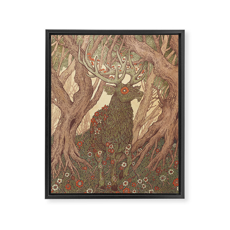 Forest Elemental Framed Canvas Print Gallery Image 6
