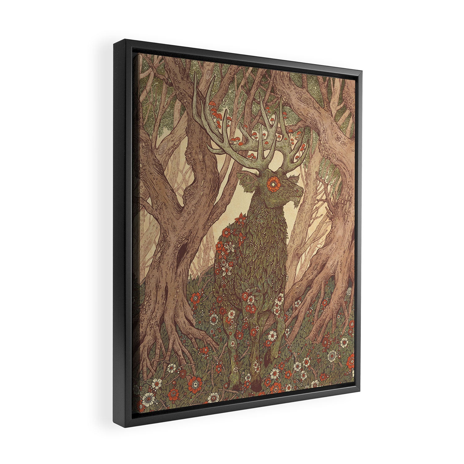 Forest Elemental Framed Canvas Print Gallery Image 2